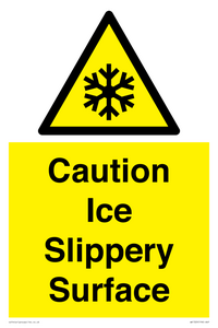 Caution Ice - Slippery Surface